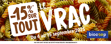 -15% sur le vrac !