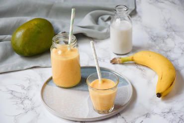 Compote pomme-banane-mangue